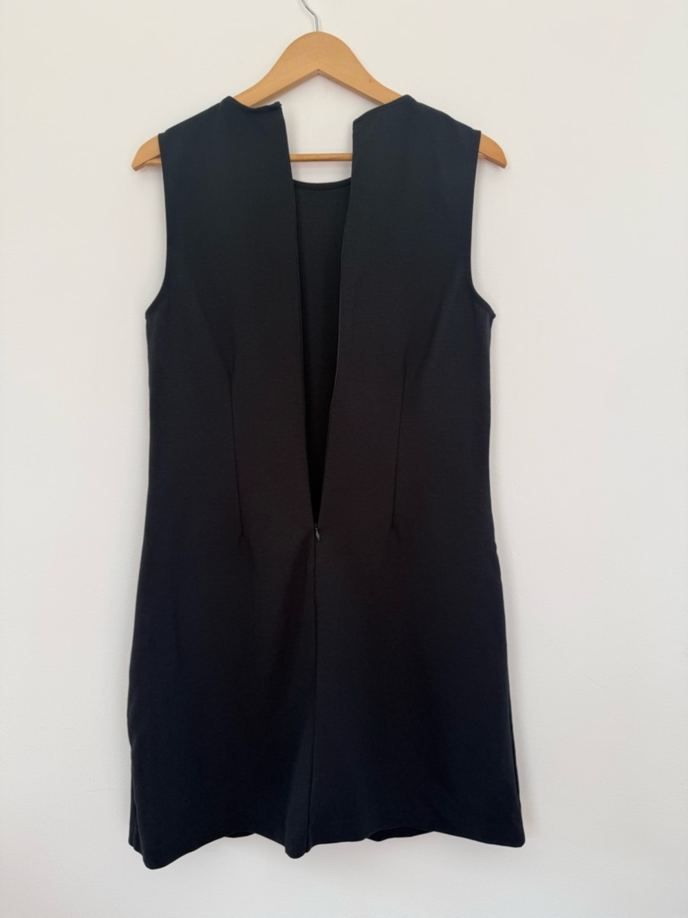 NWT Everlane The Dream ‘90s Shift Dress LBD Mini Sleeveless Stretchy Size L - Picture 5 of 13